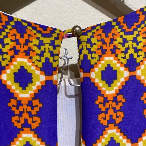 Everly Anthropologie Multi-Color Patterned Dress - Picture 11 of 12